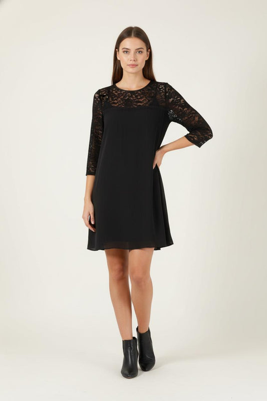 Robe Droite Noire - Taille S/36