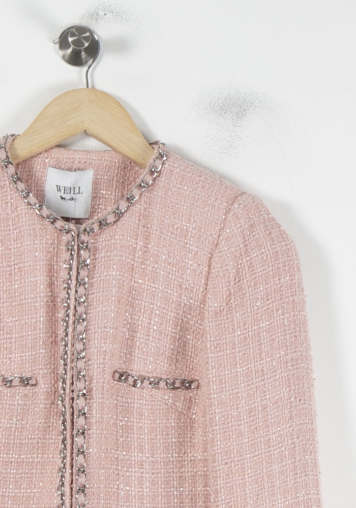 Veste Tweed Rose - Taille M/38