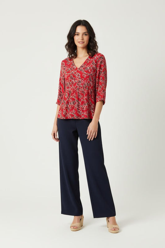 Blouse Rouge - Taille XS/34