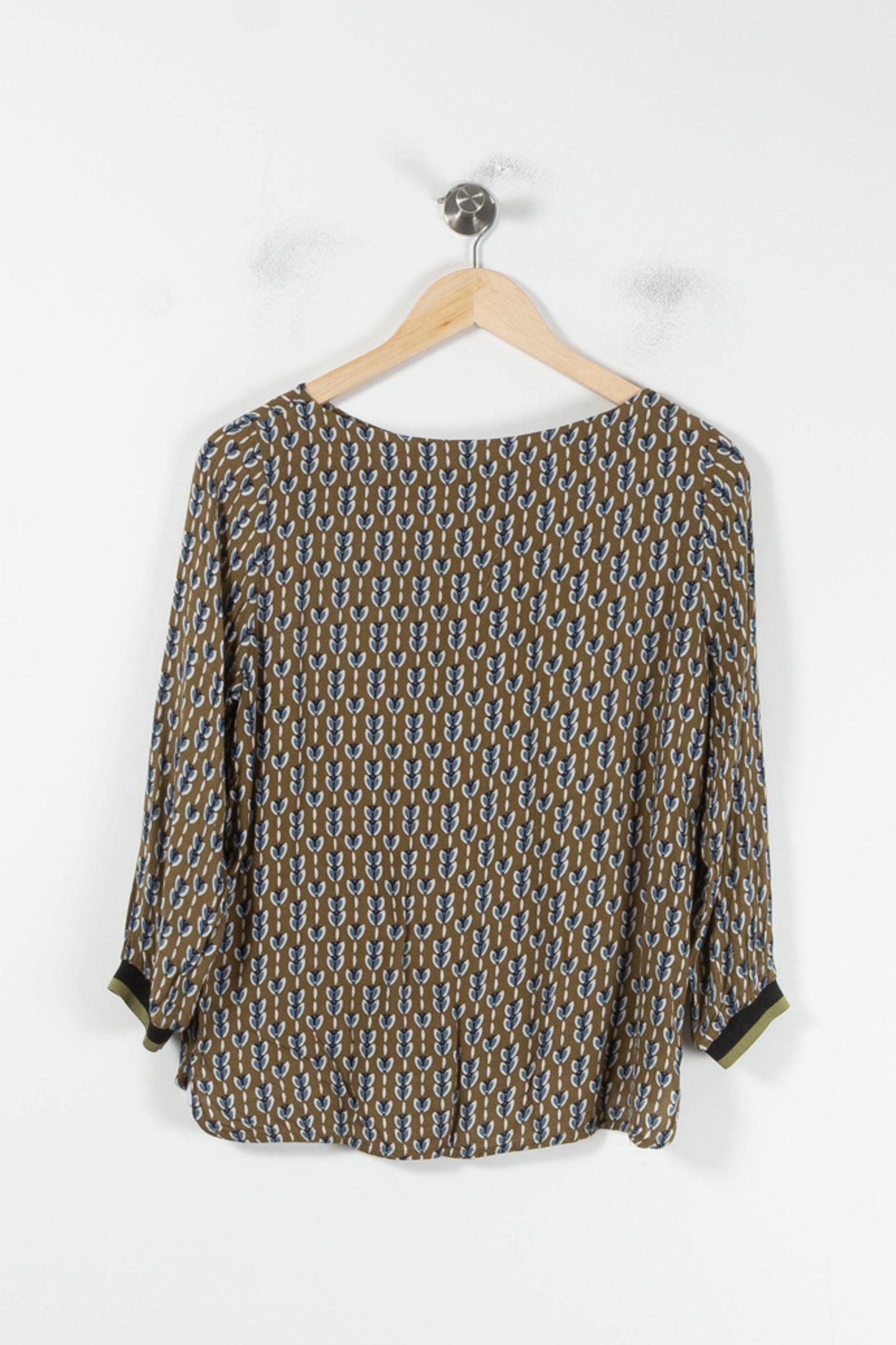 Blouse Verte et Bleue - Taille M/38