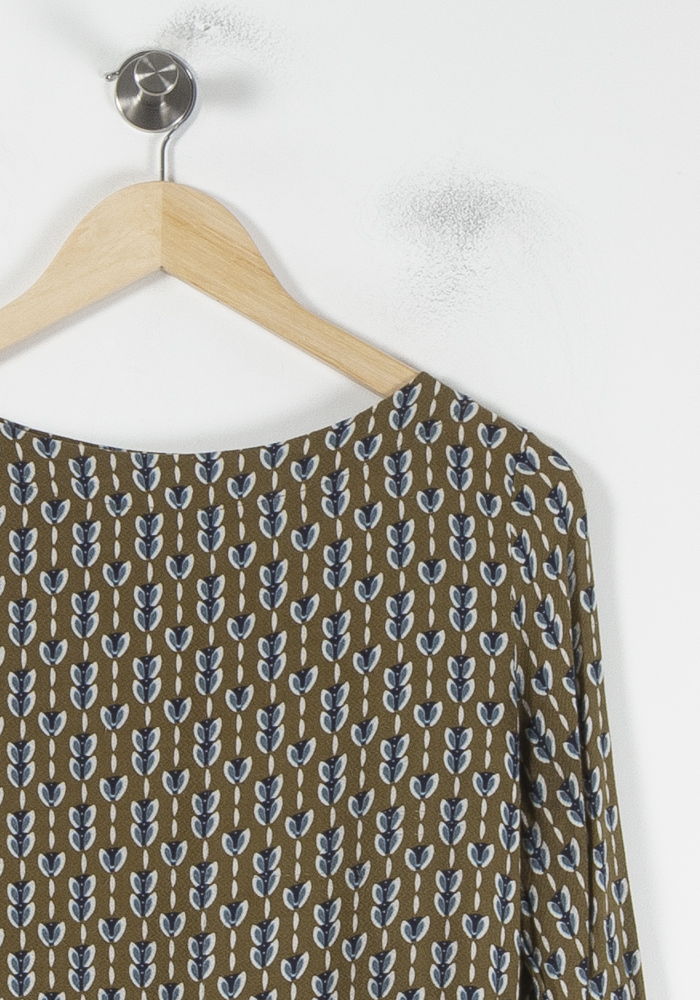 Blouse Verte et Bleue - Taille M/38