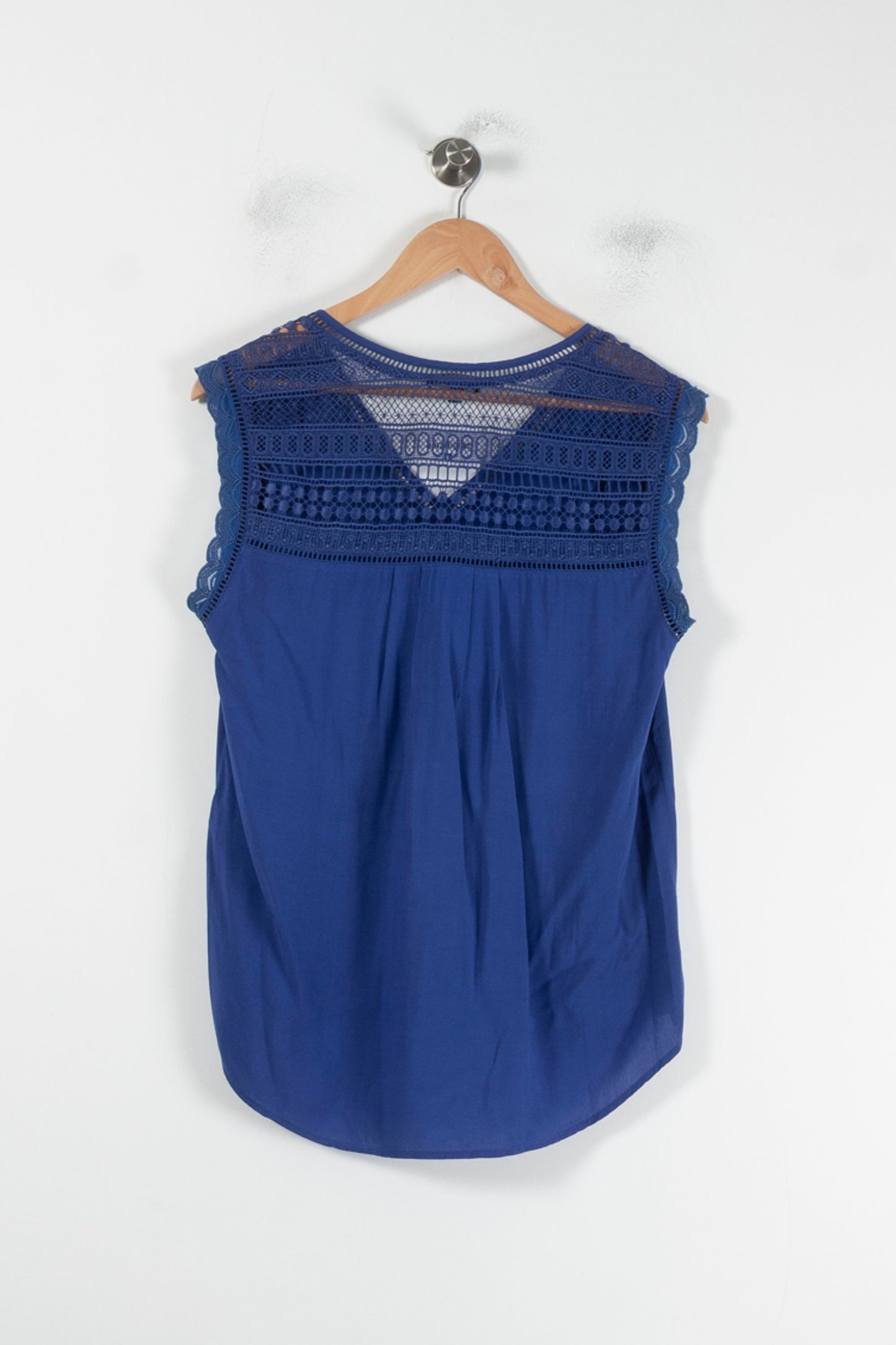 Blouse Sans Manches Bleue - Taille M/38