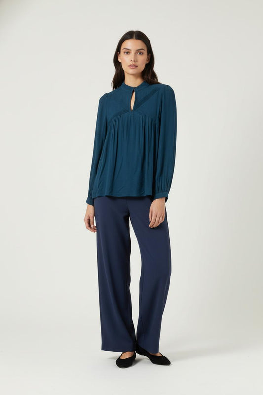 Blouse Bleue - Taille S/36