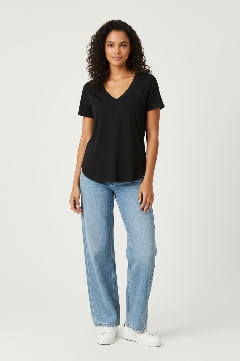 Tee-shirt Noir - Taille XS/34