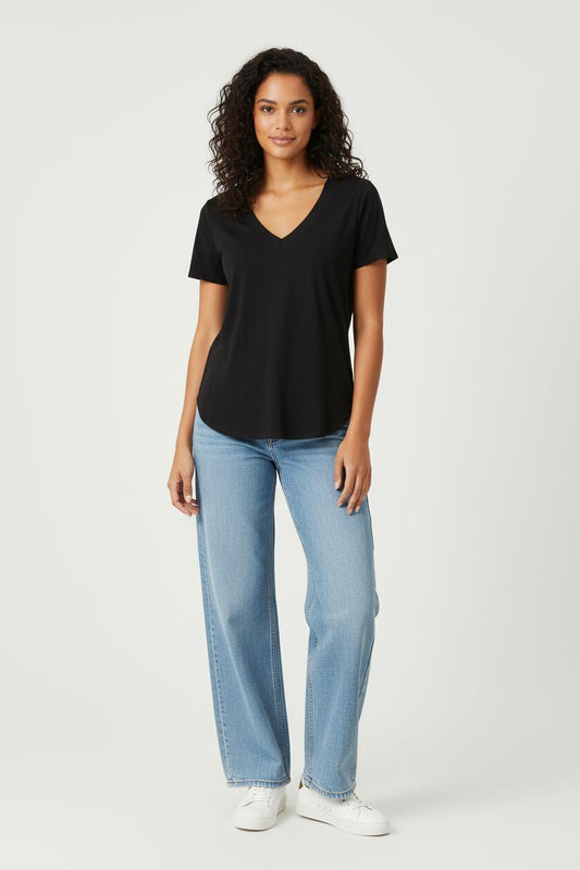 Tee-shirt Noir - Taille XS/34