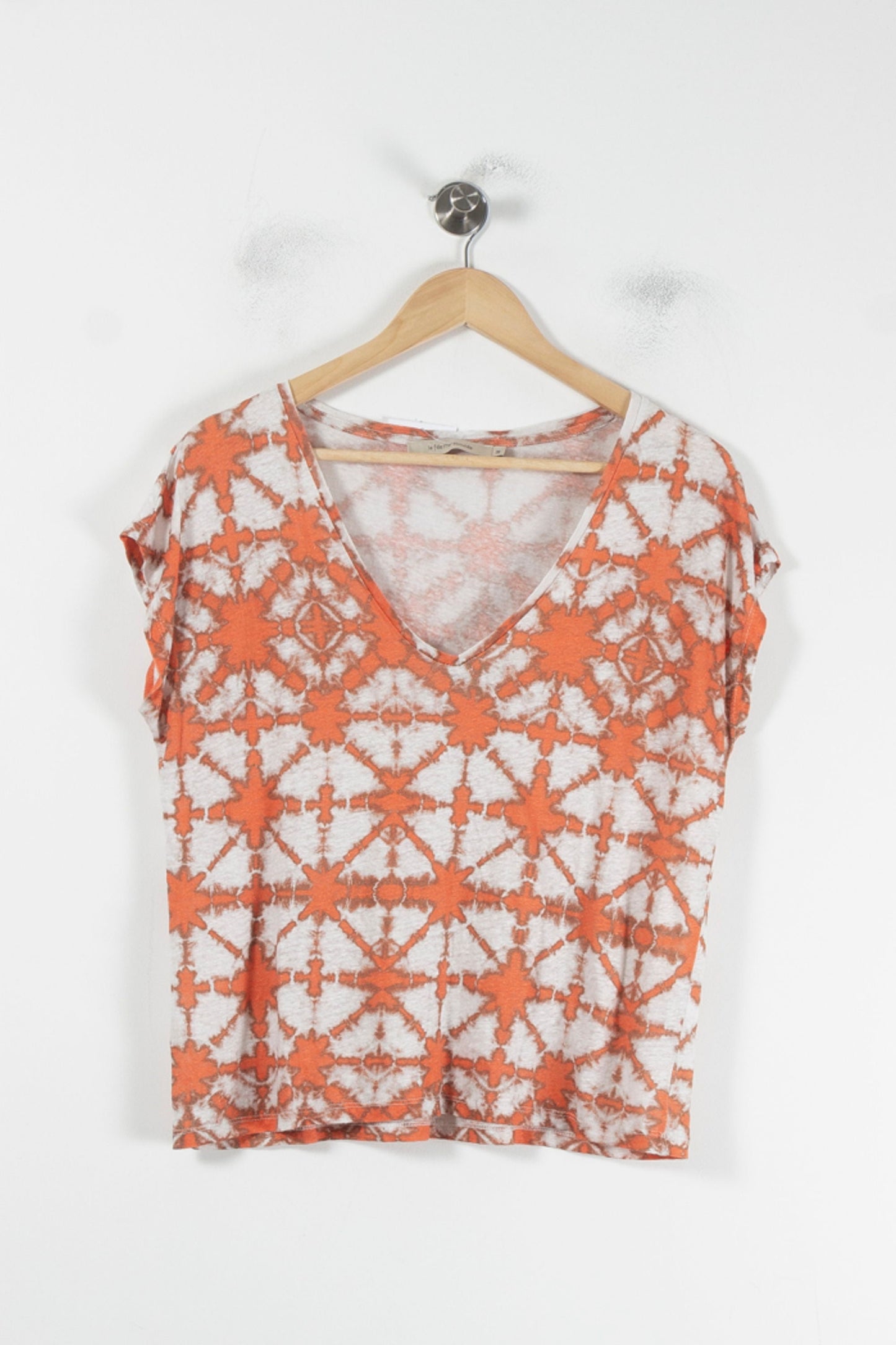 Tee-shirt Orange et Blanc - Taille M/38