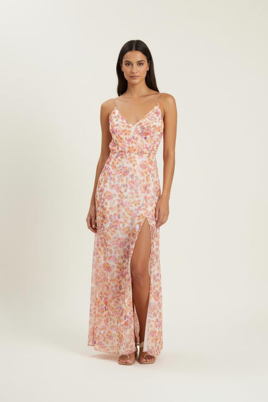 Robe Longue Multicolore - Taille M/38