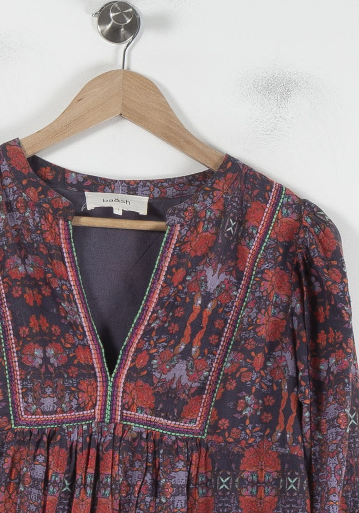 Blouse Rouge et Violette - Taille S/36