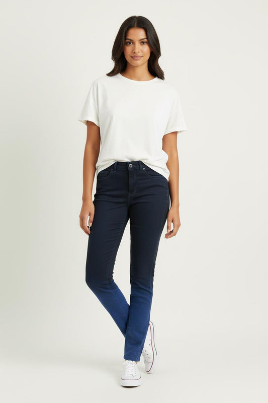 Jean Skinny Bleu Foncé et Bleu Clair - Taille XXS/32