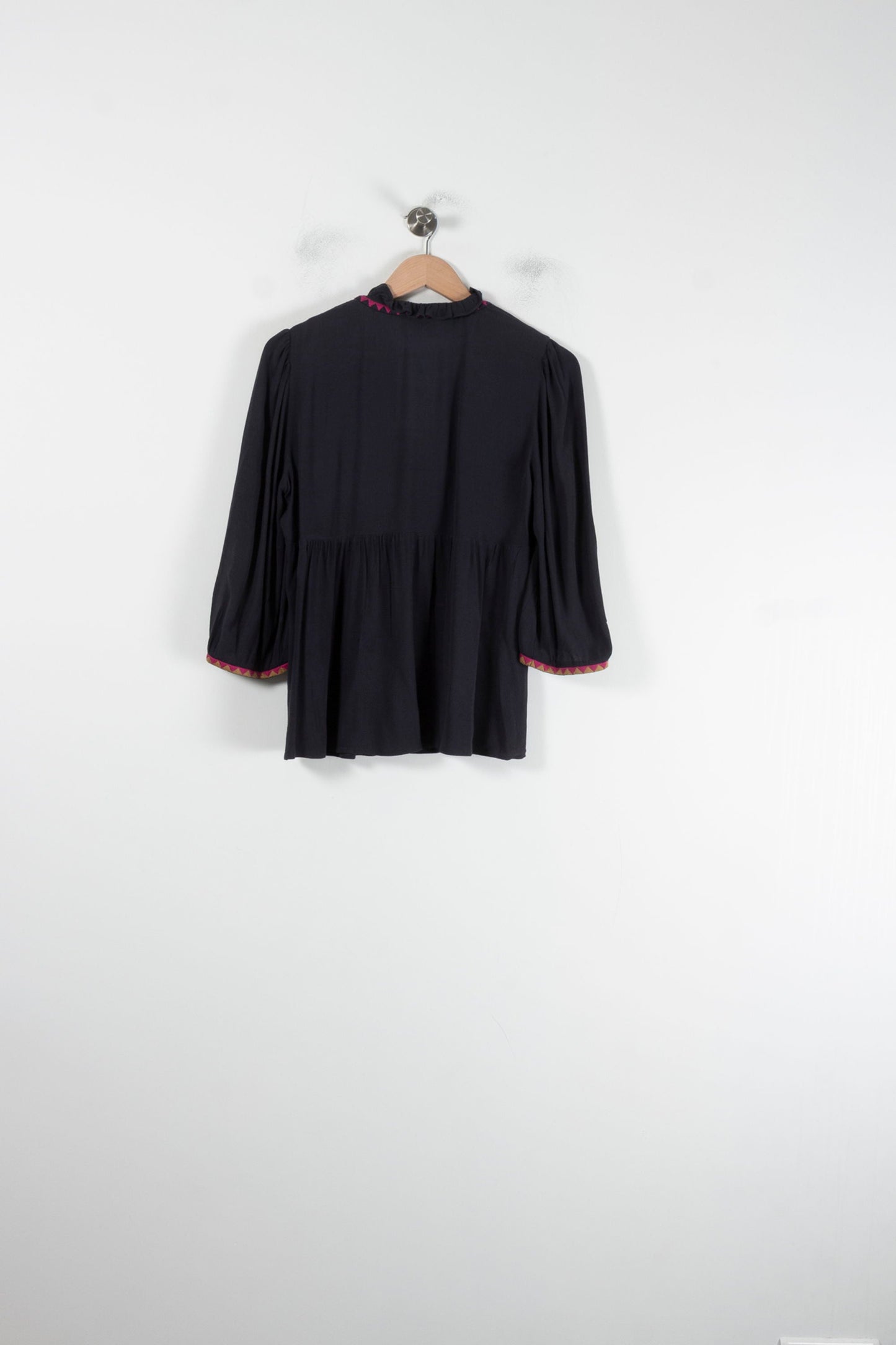 Blouse Bleue et Rose - Taille S/36