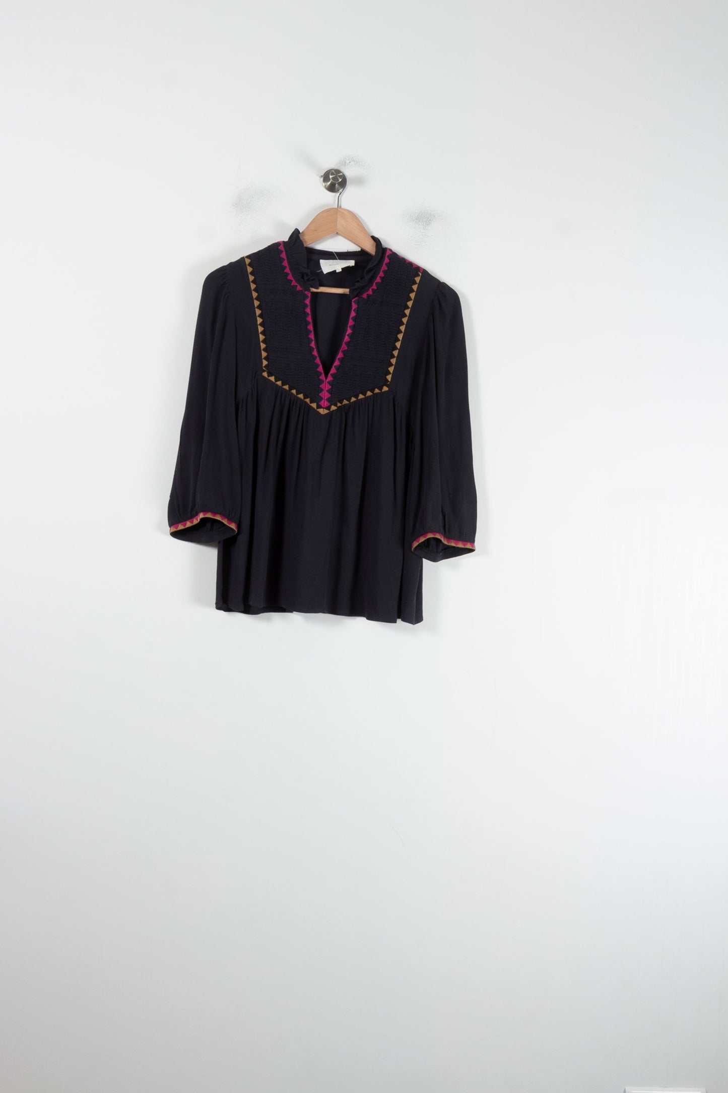 Blouse Bleue et Rose - Taille S/36