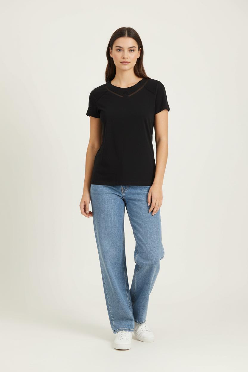Tee-shirt Noir - Taille S/36