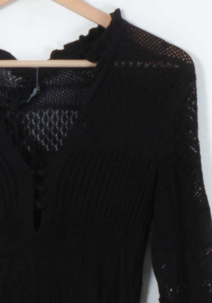 Robe Longue Noire - Taille XS/34