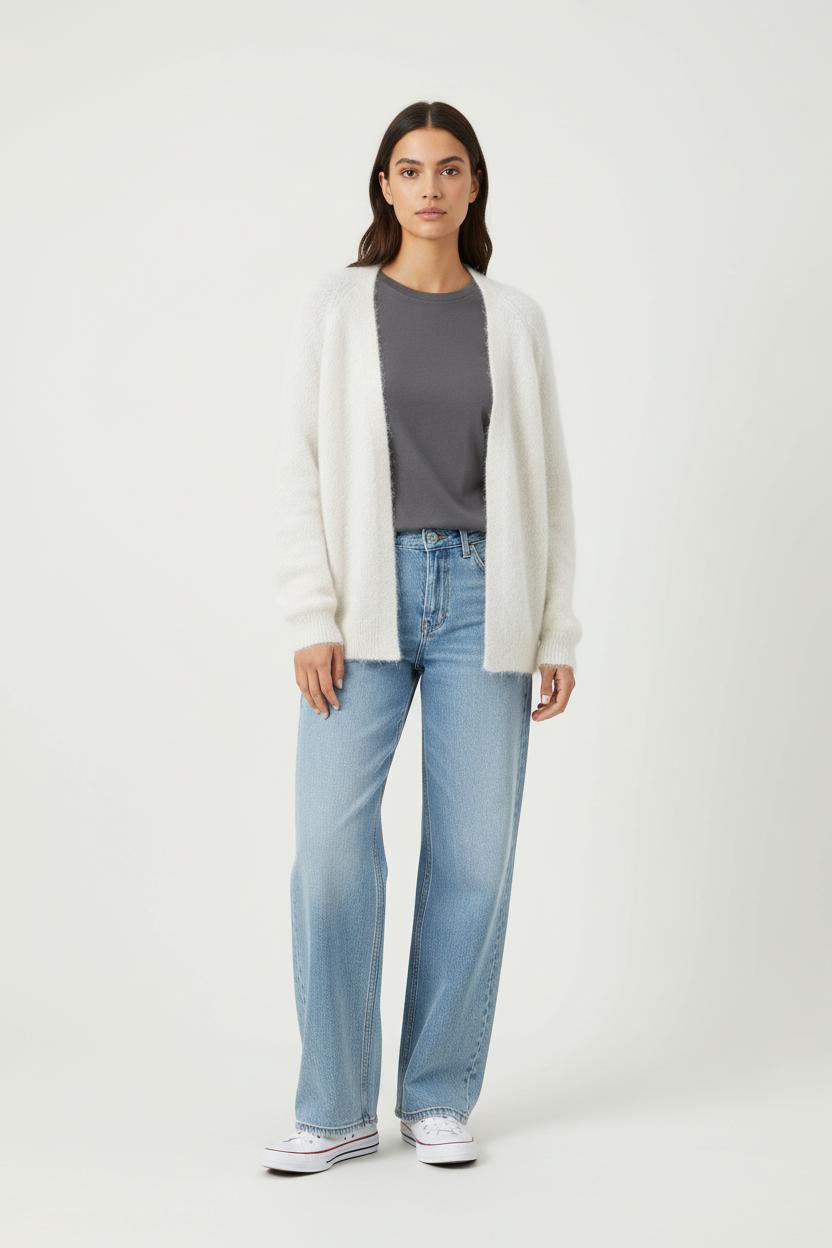 Cardigan Blanc - Taille S/36