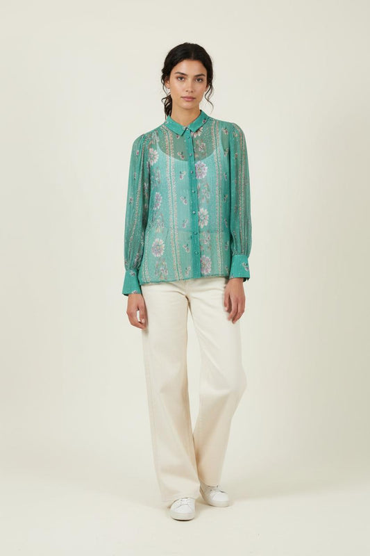 Blouse Verte - Taille S/36