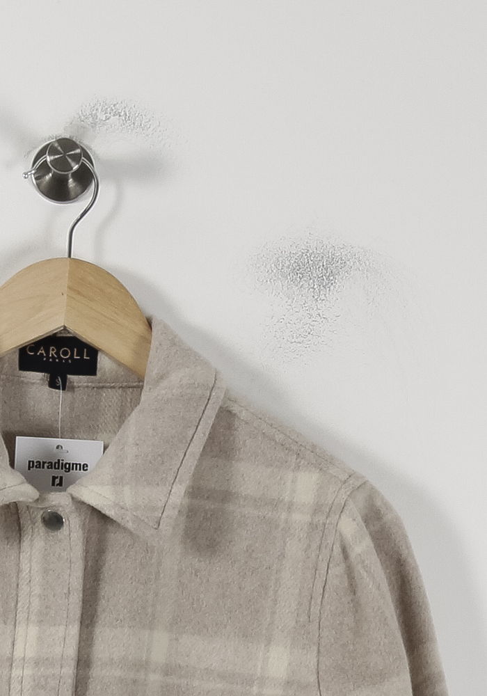 Surchemise Beige et Ecru - Taille S/36