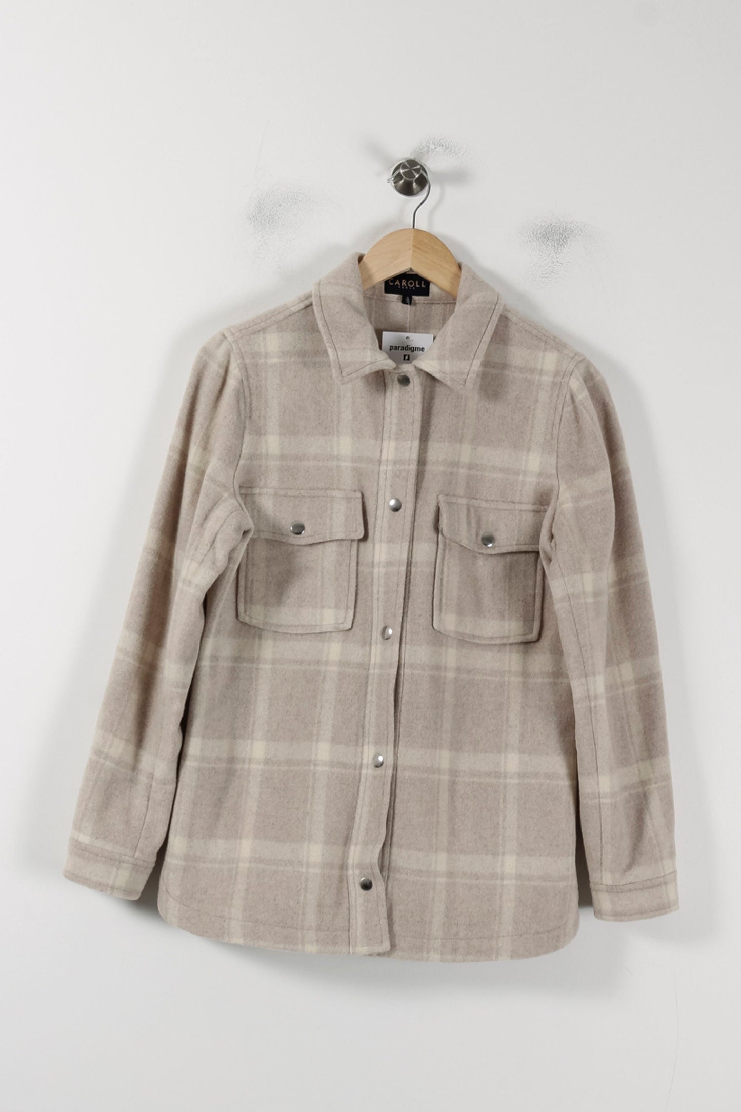 Surchemise Beige et Ecru - Taille S/36