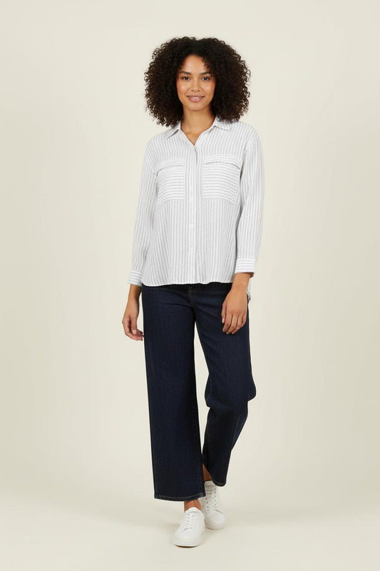 Chemise Blanche et Noire - Taille L/40