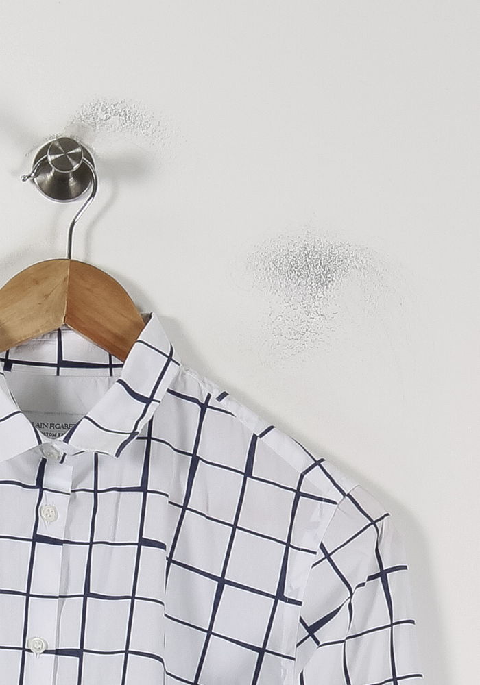 Chemise Blanche et Noire - Taille L/40