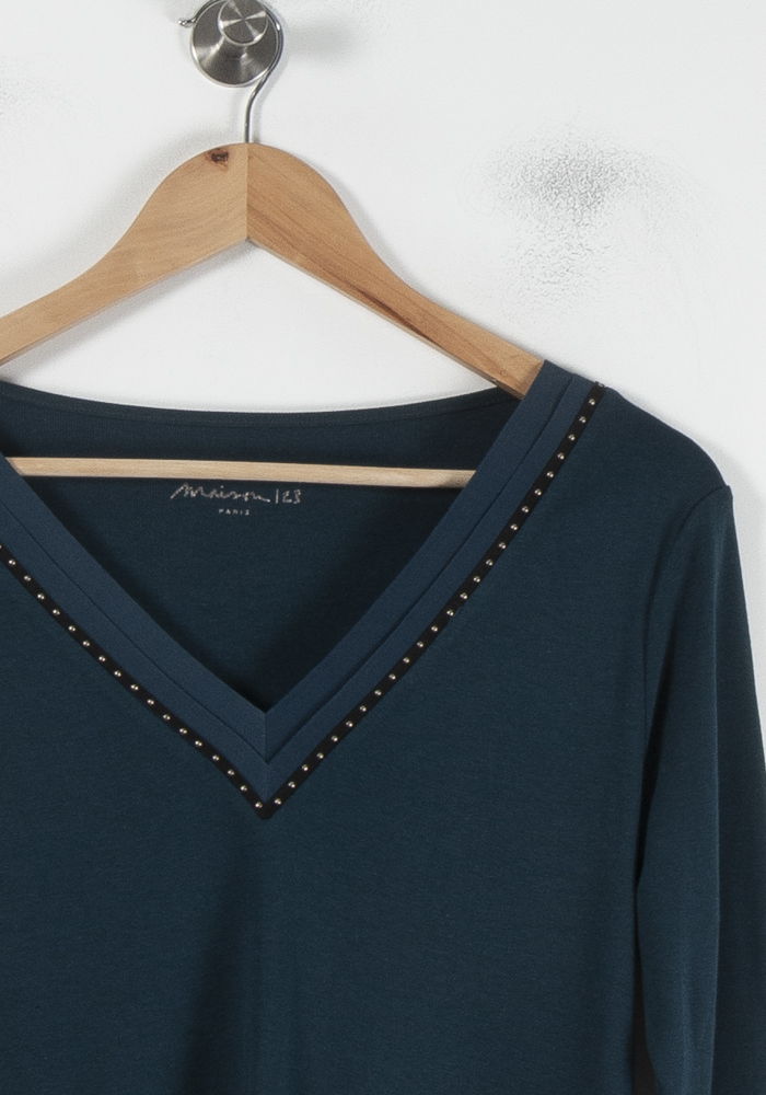 Tee-shirt Manches Longues Vert - Taille L/40