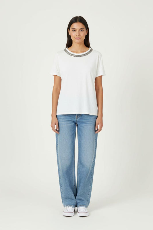 T-shirt blanc - Taille S/36