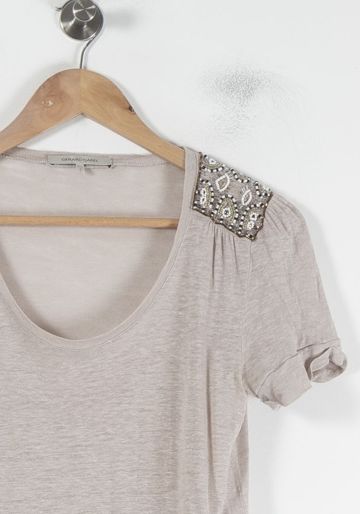 Tee-shirt Beige - Taille S/36