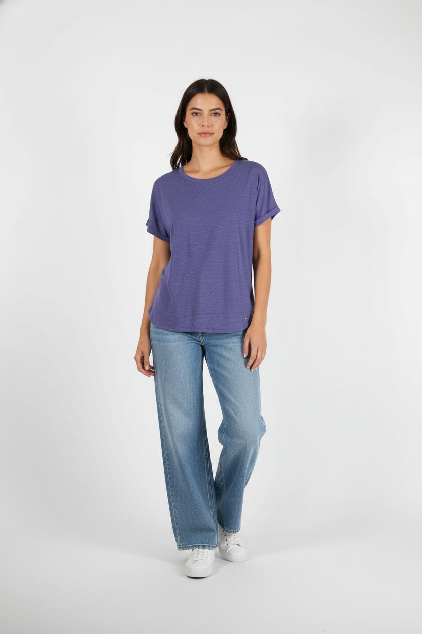 Tee-shirt Violet - Taille S/36
