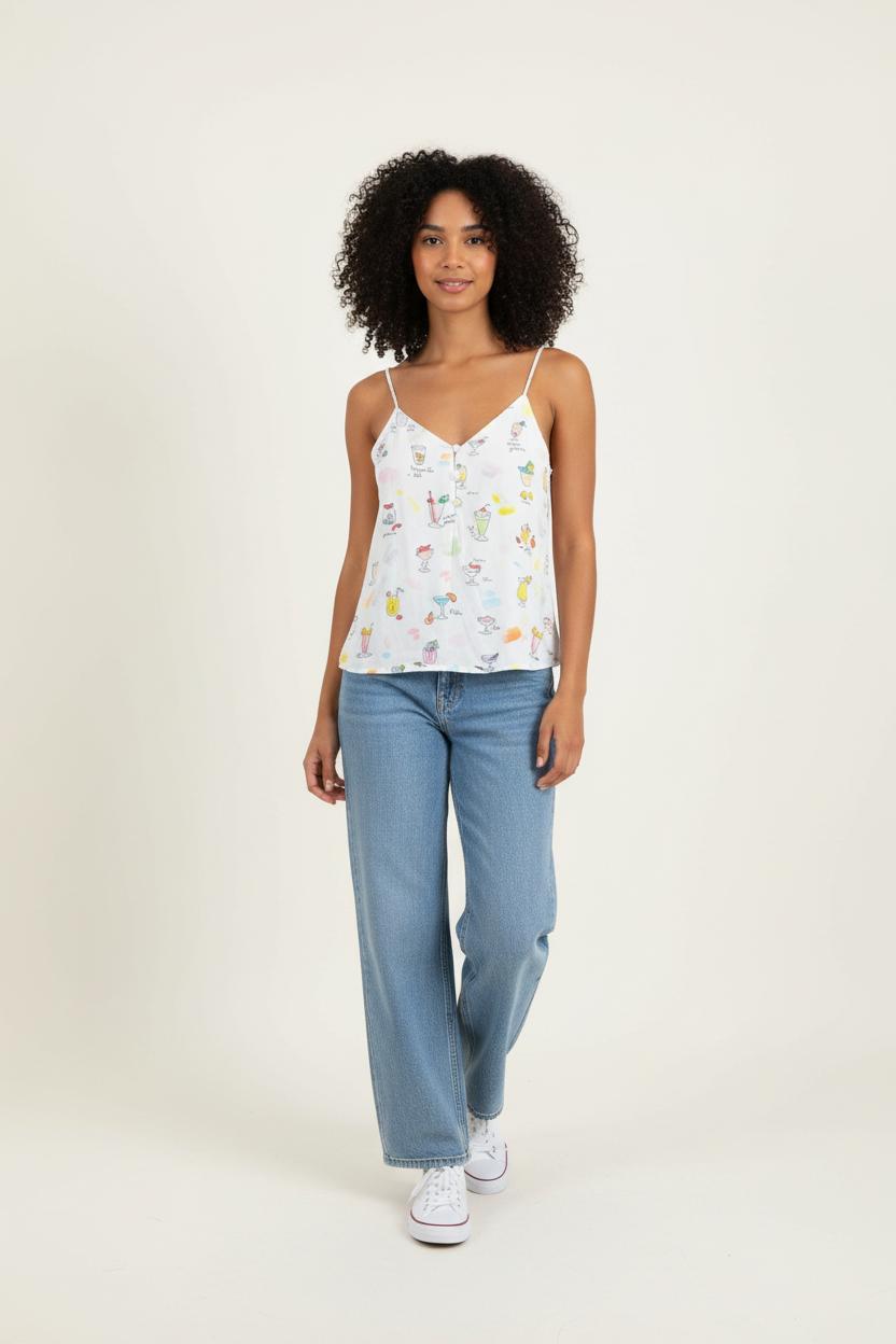 Débardeur Blanc - Taille M/38