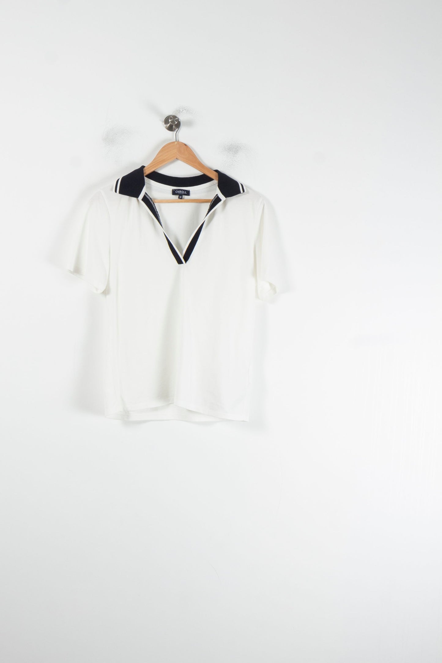 Polo Blanc et Noir - Taille M/38