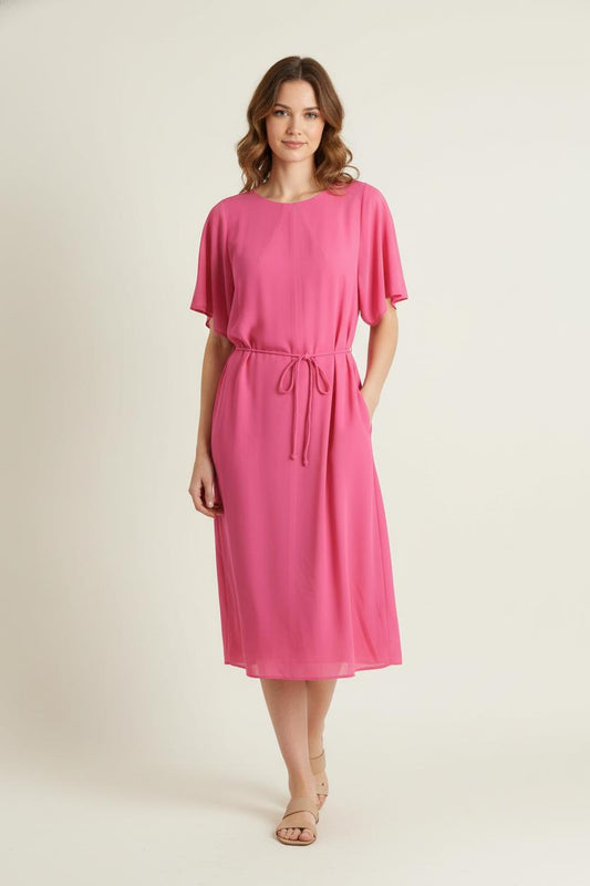 Robe Ceinturée Rose - Taille M/38