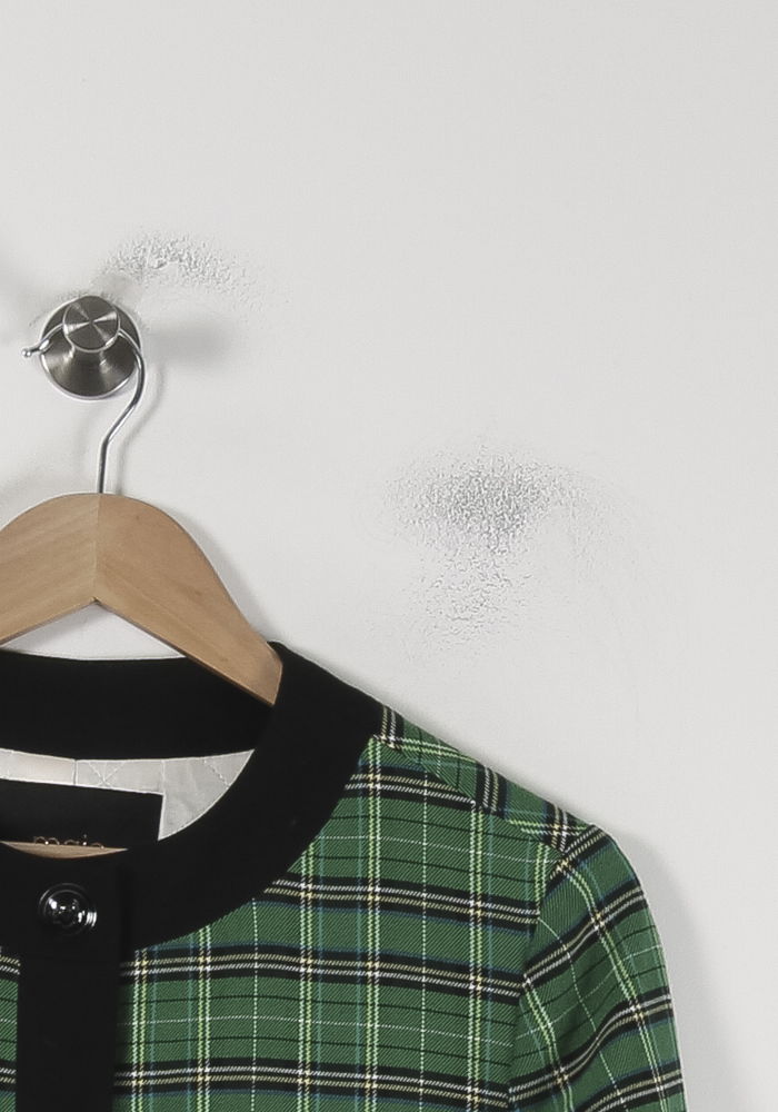 Veste Courte Verte et Noire - Taille L/40