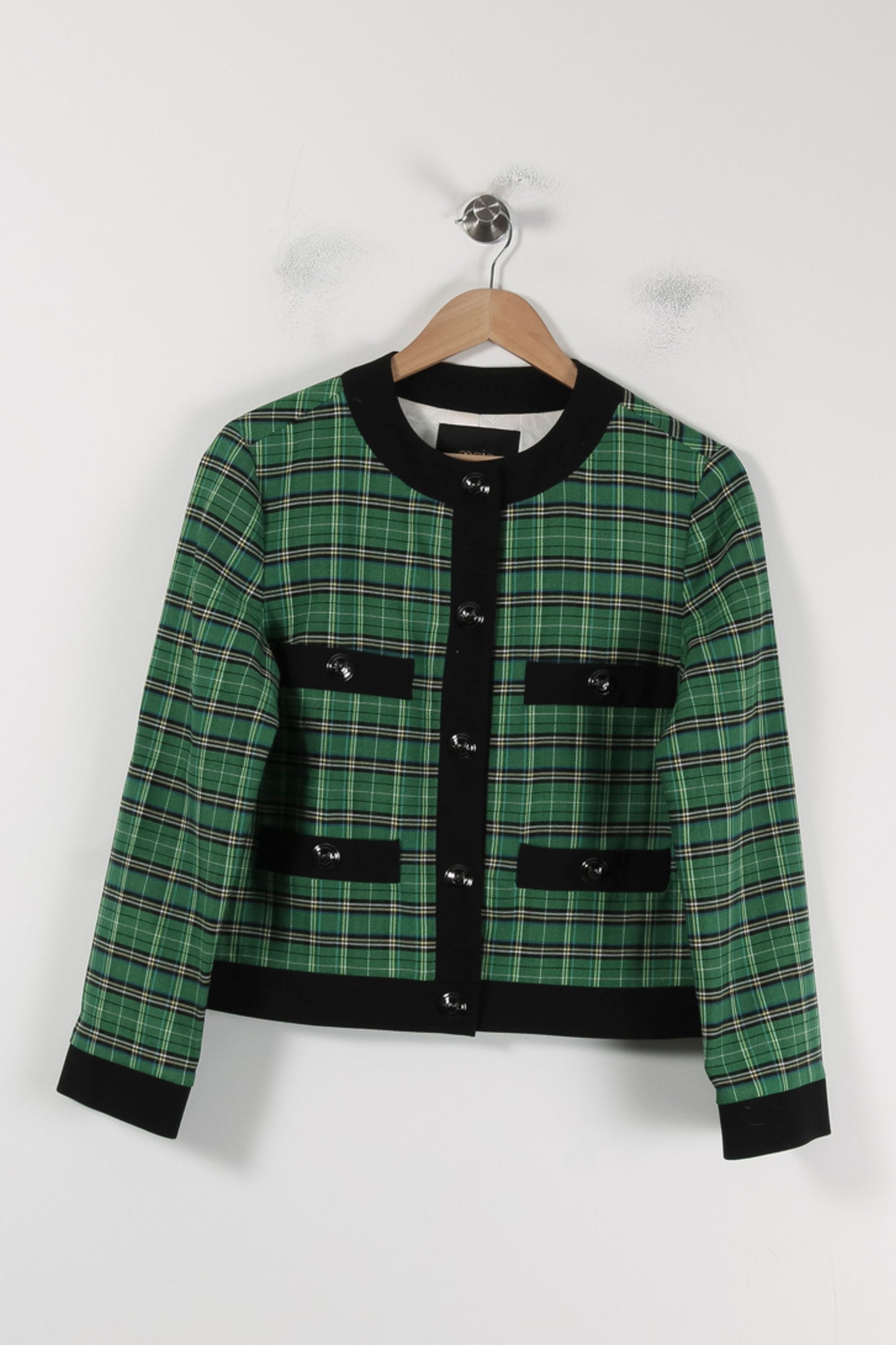 Veste Courte Verte et Noire - Taille L/40