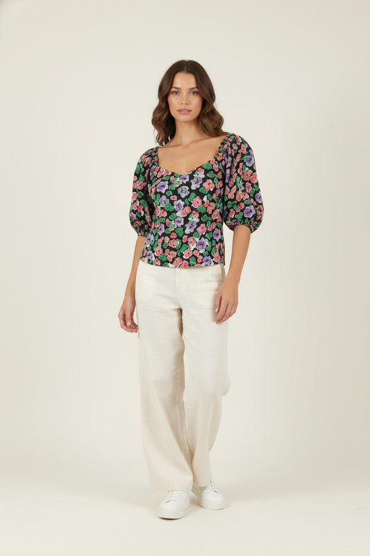 Blouse Multicolore - Taille M/38