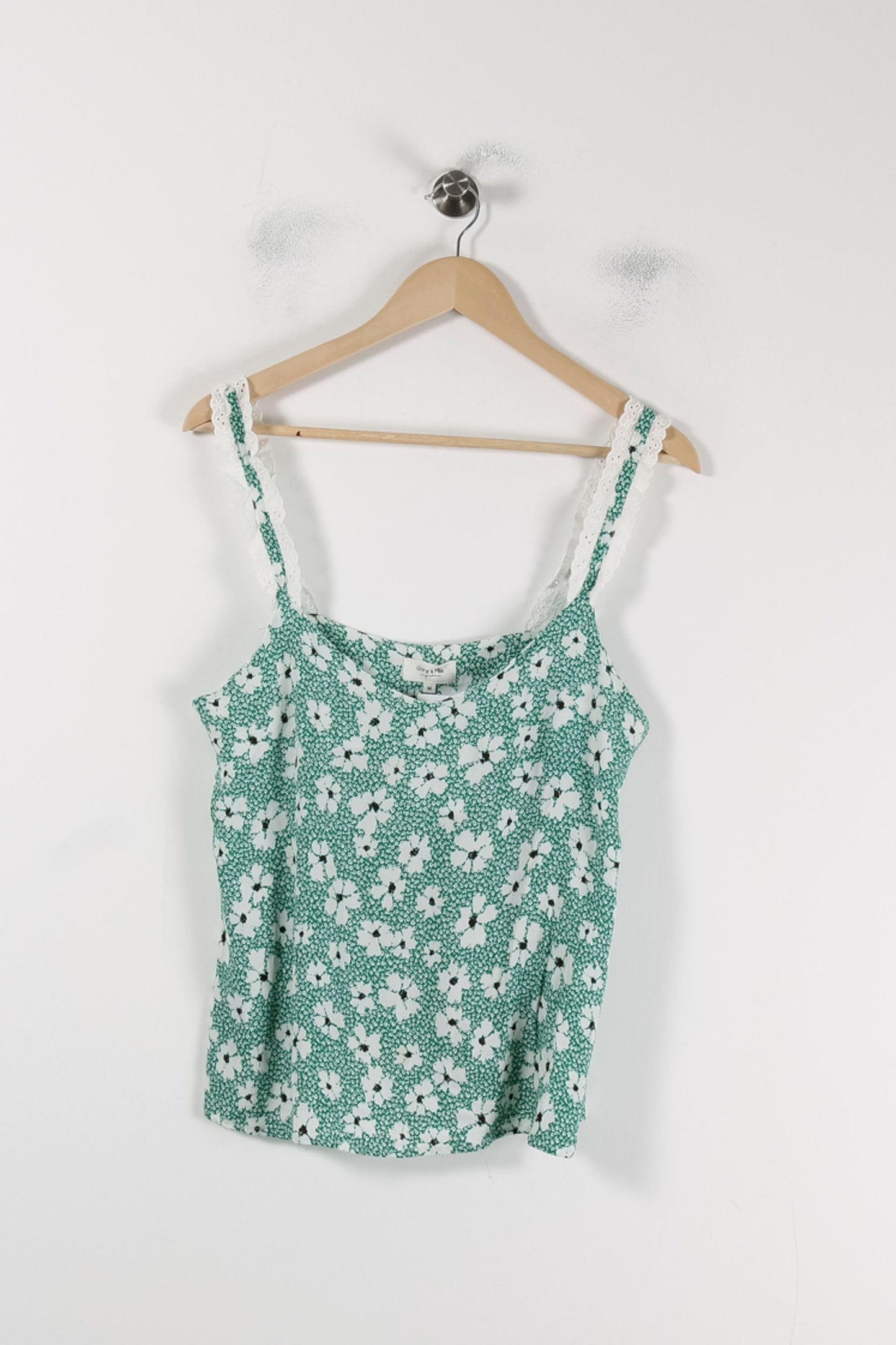 Caraco Vert et Blanc - Taille M/38