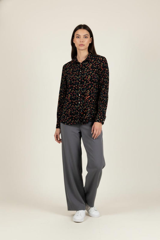 Chemise Bleue et Multicolore - Taille M/38