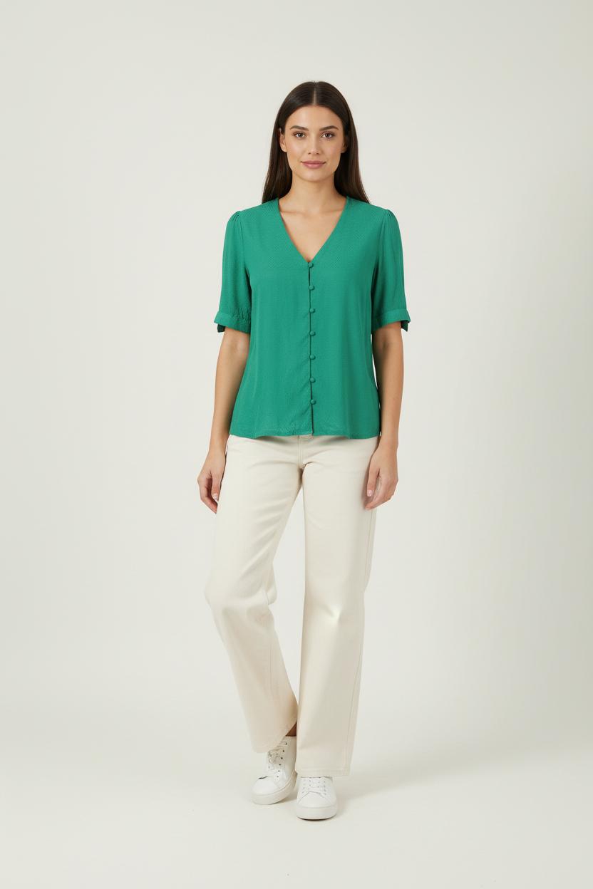 Blouse Verte - Taille XS/34