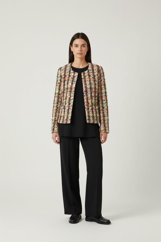 Veste en tweed multicolore - Taille S/36