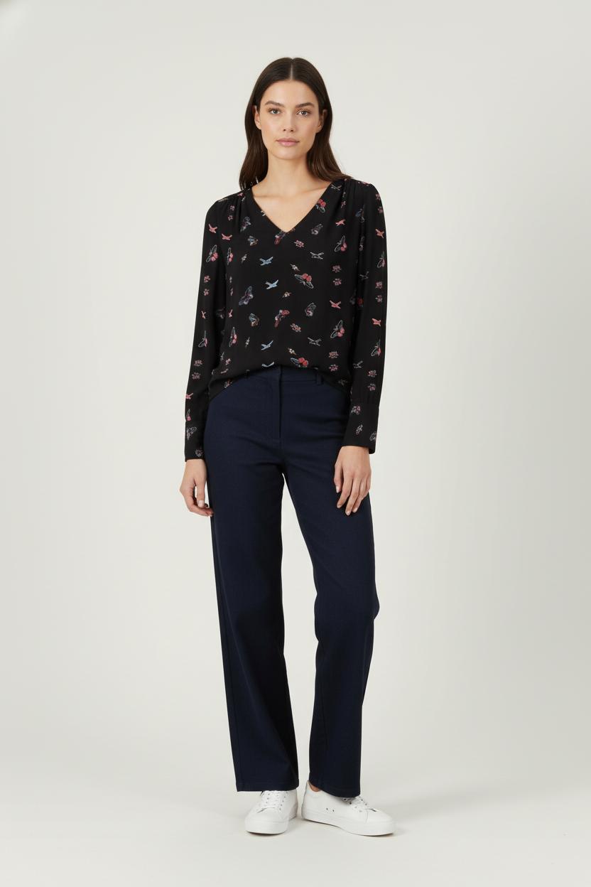 Blouse Noire - Taille XS/34