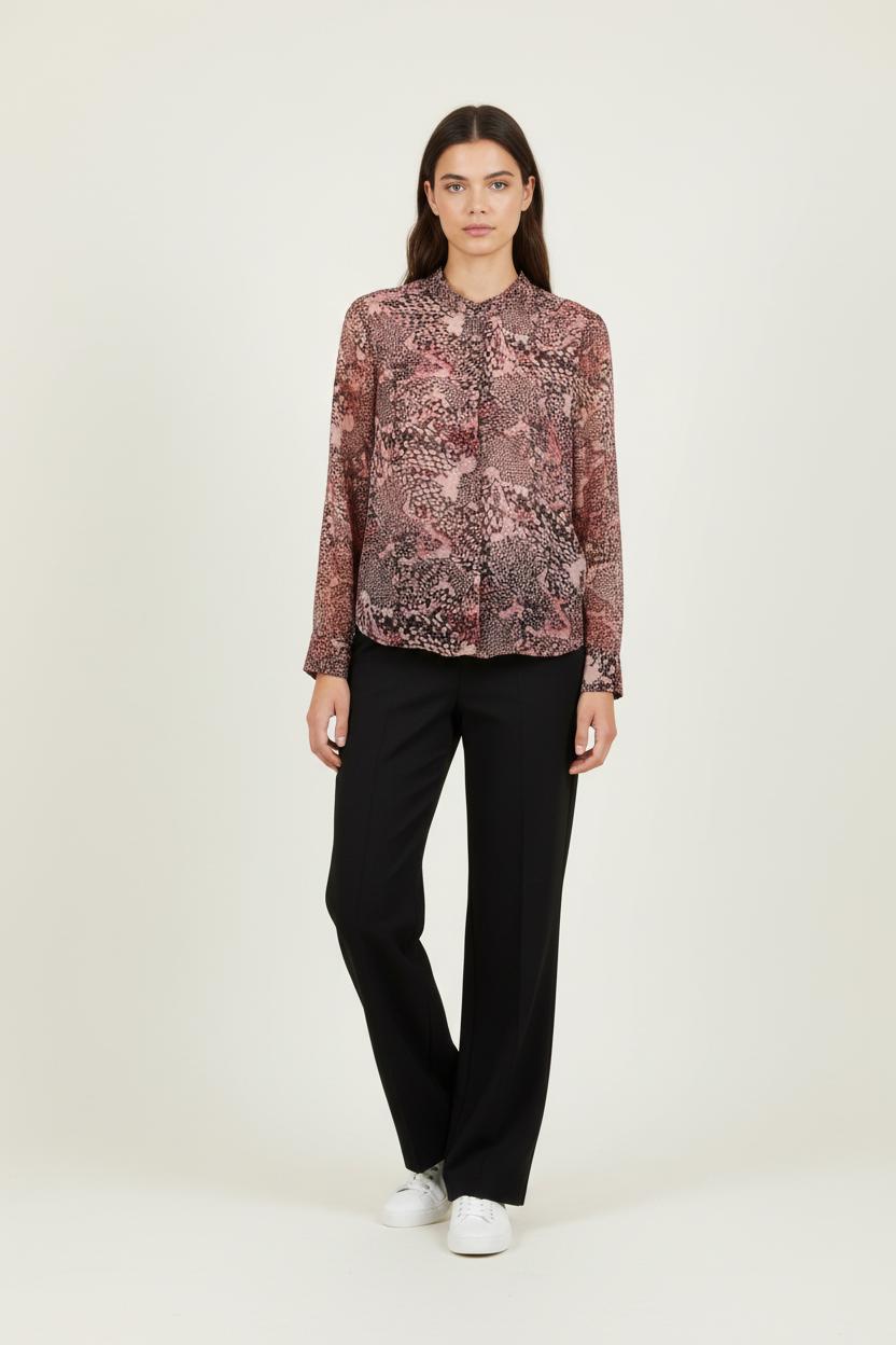 Blouse Rose et Noire - Taille L/40