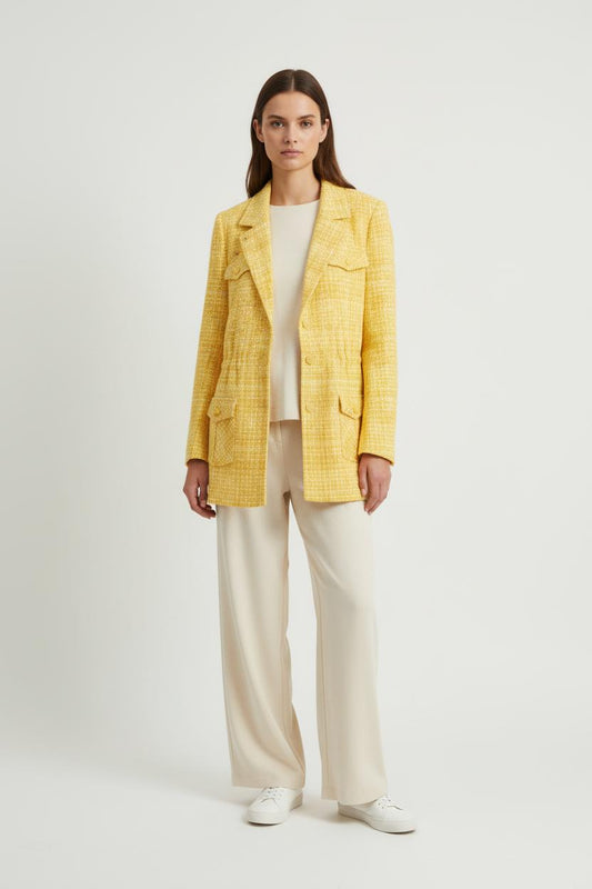 Gilet Blazer Jaune - Taille XXL/44