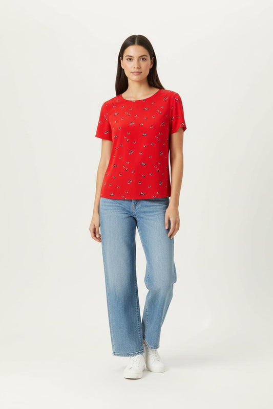 Blouse Rouge - Taille XS/34