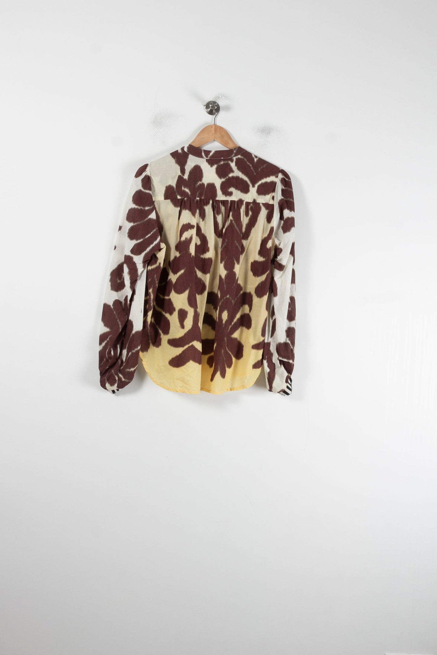 Blouse Marron et Jaune - Taille M/38