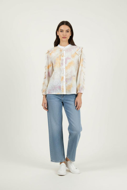 Blouse multicolore - Taille M/38