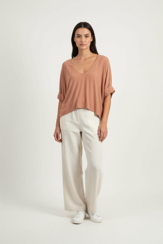 Top Beige - Taille T.U.