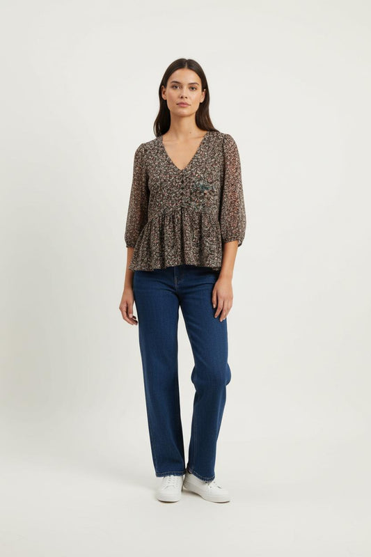 Blouse multicolore - Taille XXL/44