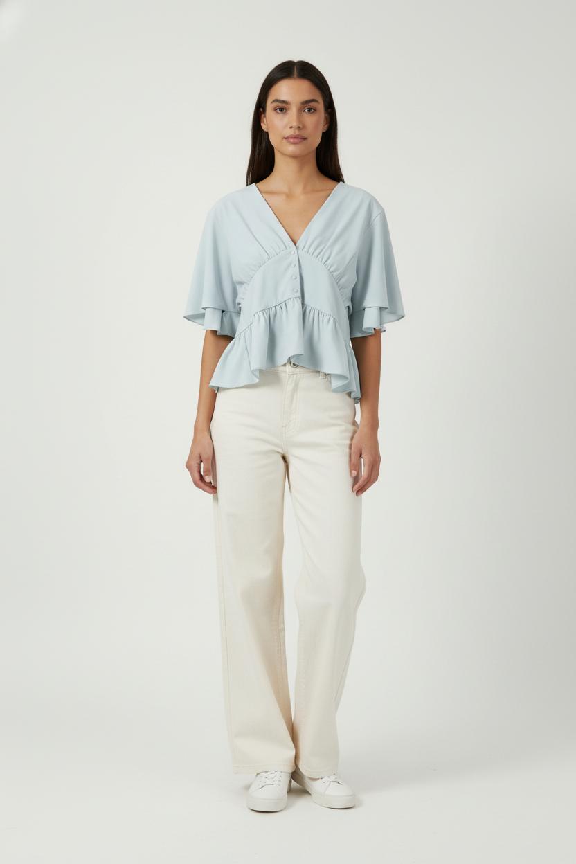 Blouse Bleu - Taille L/40