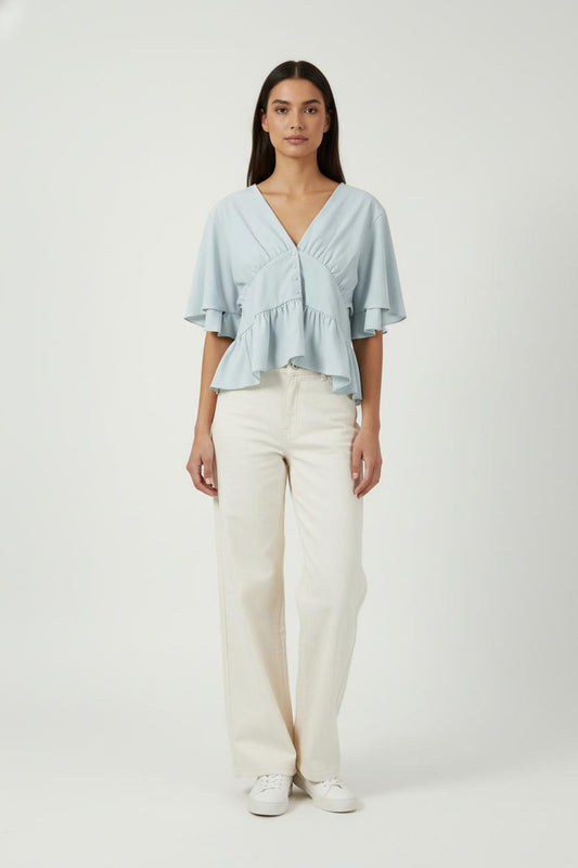 Blouse Bleu - Taille L/40