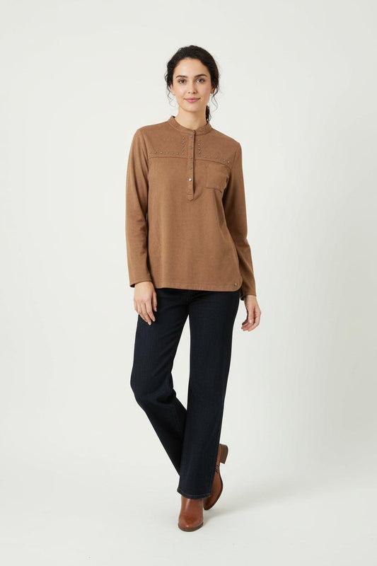 Blouse marron - Taille M/38