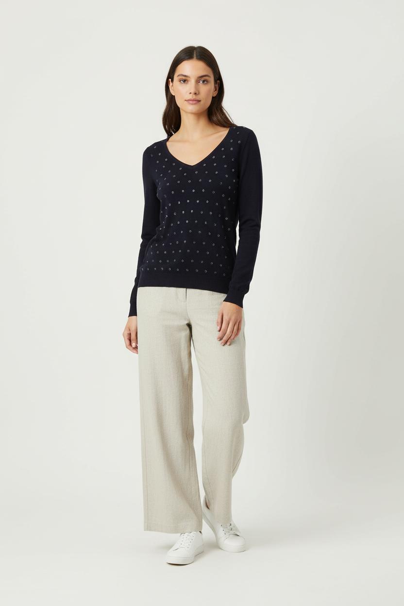 Pull Bleu - Taille XS/34