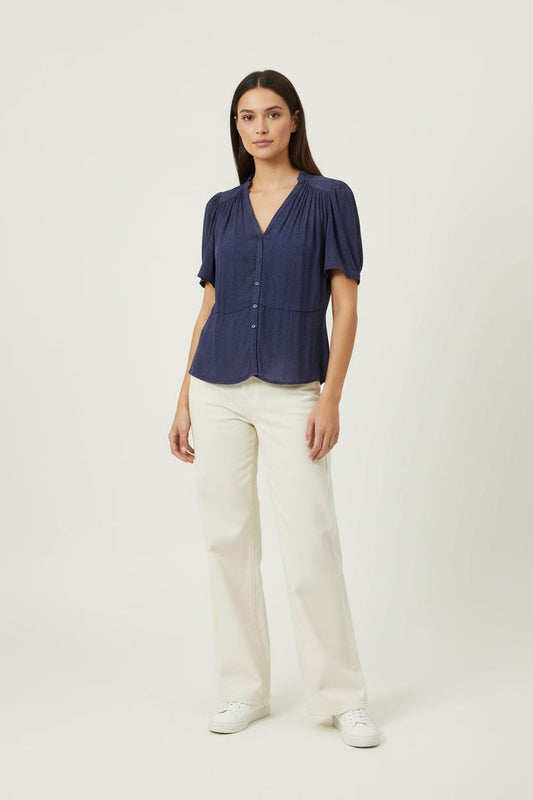 Blouse Bleue - Taille XL/42